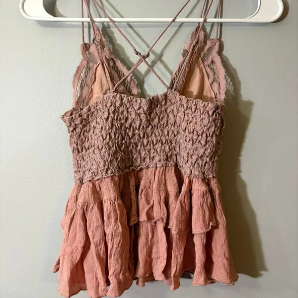 Free people babydoll tank top‎ crochet - Image 3