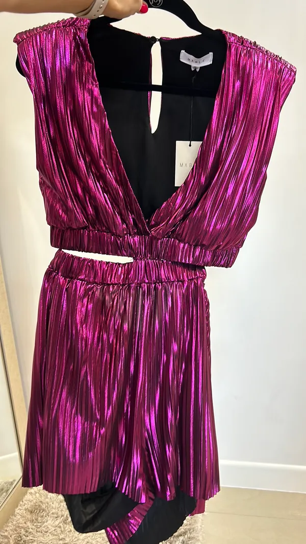 metallic romper Size M - Image 4