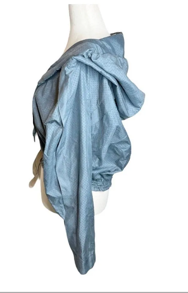 Adidas x Stella McCartney Gray Mesh Hooded Jacket - Image 3
