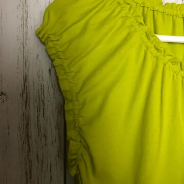 Loft Womens Elastic Sleeve Blouse Sz M - Image 2