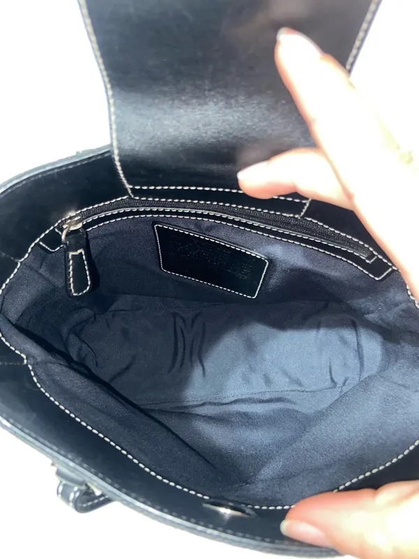 Coach Black Signature Tote Bag - Image 9