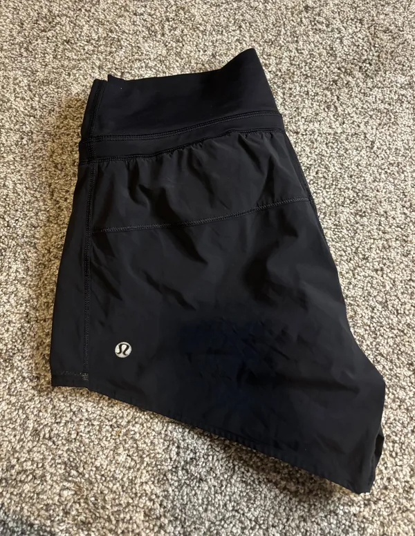 Black Lululemon crossover shorts - Image 2