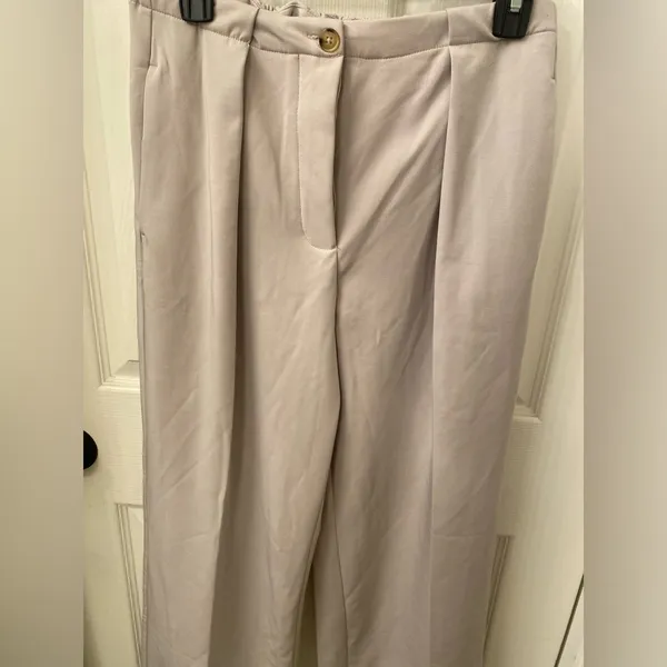 Free People Tyler Menswear Trousers - cream size small - Image 8
