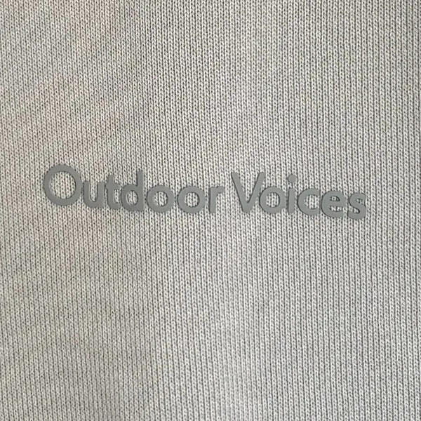 NWT Outdoor‎ Voices Soft Cotton Oversized Hoodie in Dove/Bone - Image 6