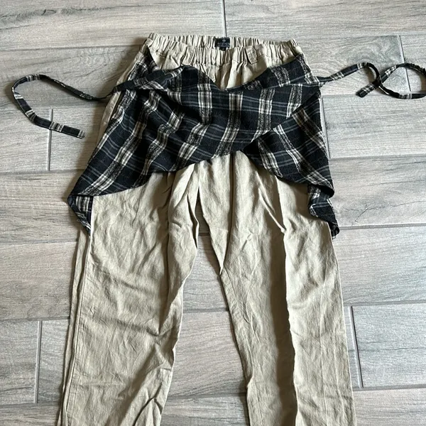 Rozmen pants with skirt wrap Tan Size undefined - Image 2