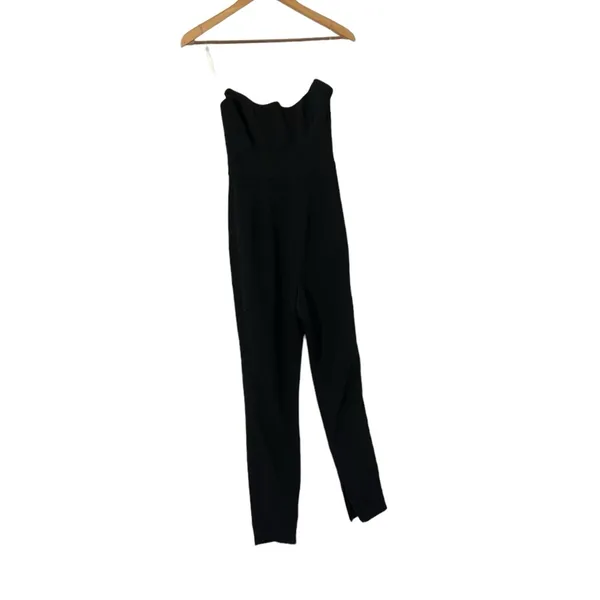 HOUSE OF CB Millie Black Strapless Jumpsuit - Image 8