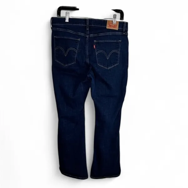 Levi's Classic Bootcut Dark Wash Jeans Size 12 Short W31 L30 - Image 3