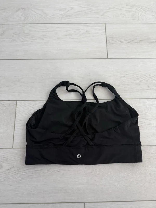Lululemon Energy Longline Sports Bra Black - Image 4