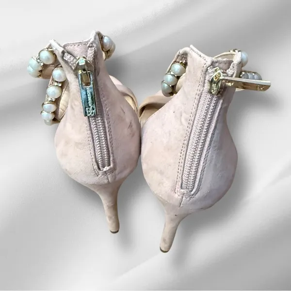 Jessica Simpson Heels‎ with Pearl Accents - Image 4