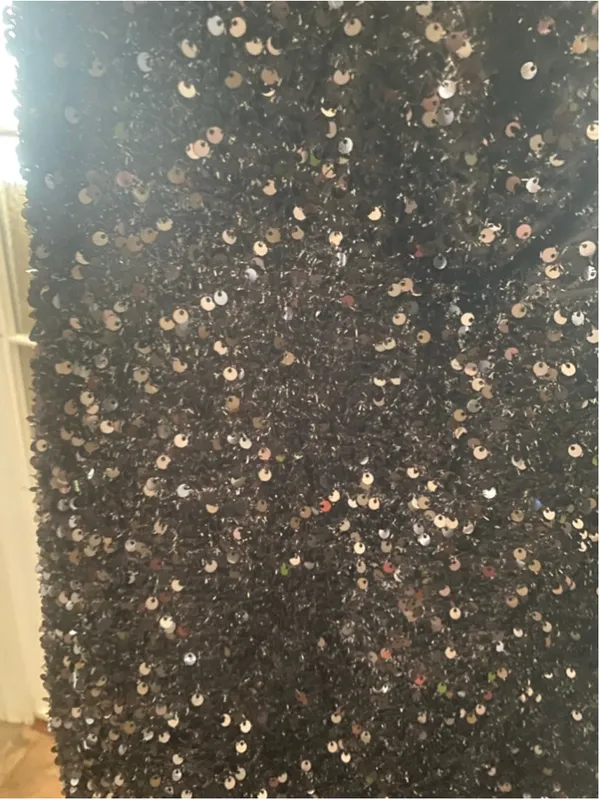 Women's HOUSE OF CHIC Black Sequin Dress 2XL - Image 5