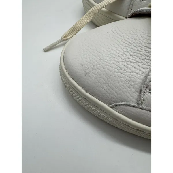 Soludos Ibiza Lace Up White Leather Sneakers Queen of Hearts Size 6.5 - Image 9