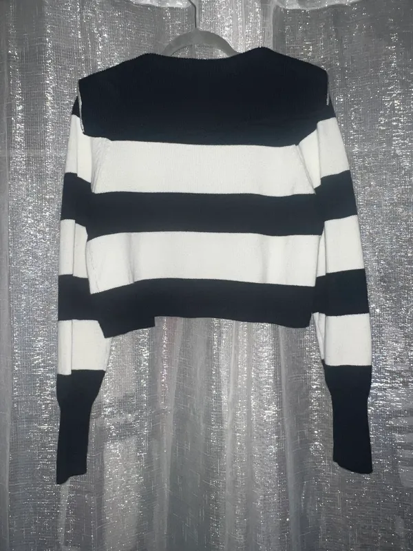 Zip Up Sweater Blue - Image 3