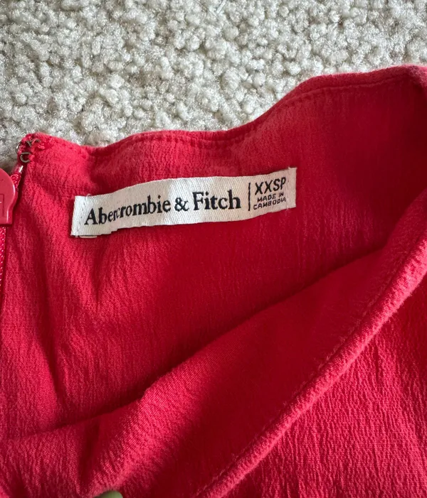 Abercrombie Red Dress - Image 4