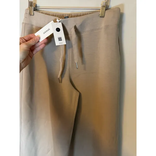 Spanx Air Essentials Wide Leg Pant Large Petite Ashwood (taupe) NWT $138 - Image 13