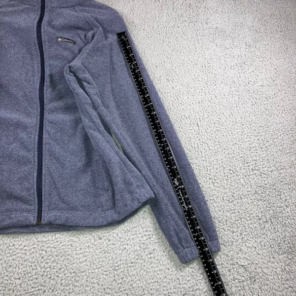 Columbia Fleece Jacket Women Large Benton Springs Full‎ Zip Blue Mock Neck Soft - Image 6