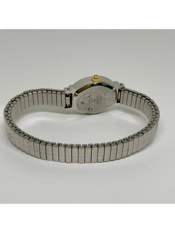 Watch-it Silver gold tone hearts women watch 18mm oval quartz analog 6” running - Image 4