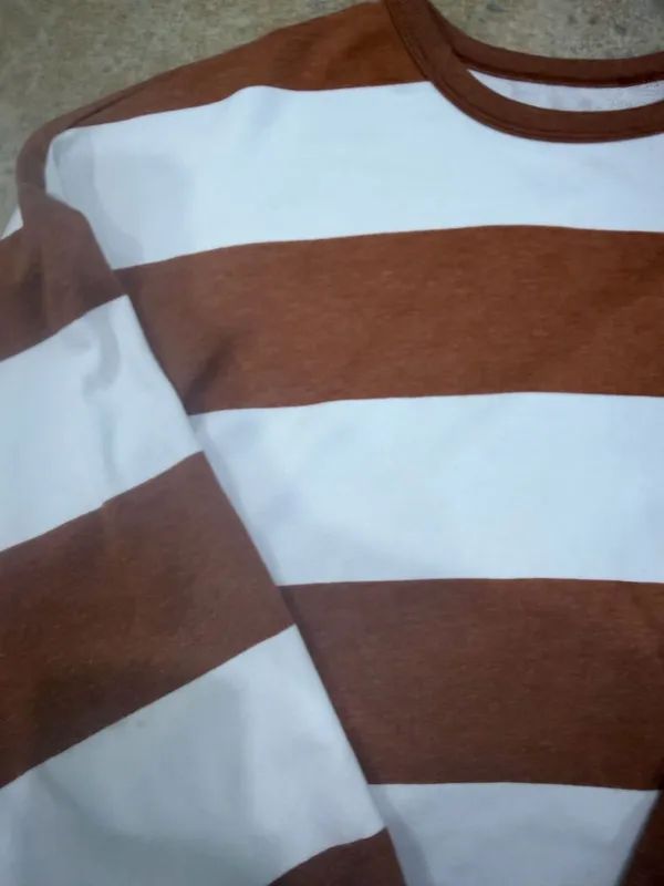 striped sweatshirt Brown - Image 2