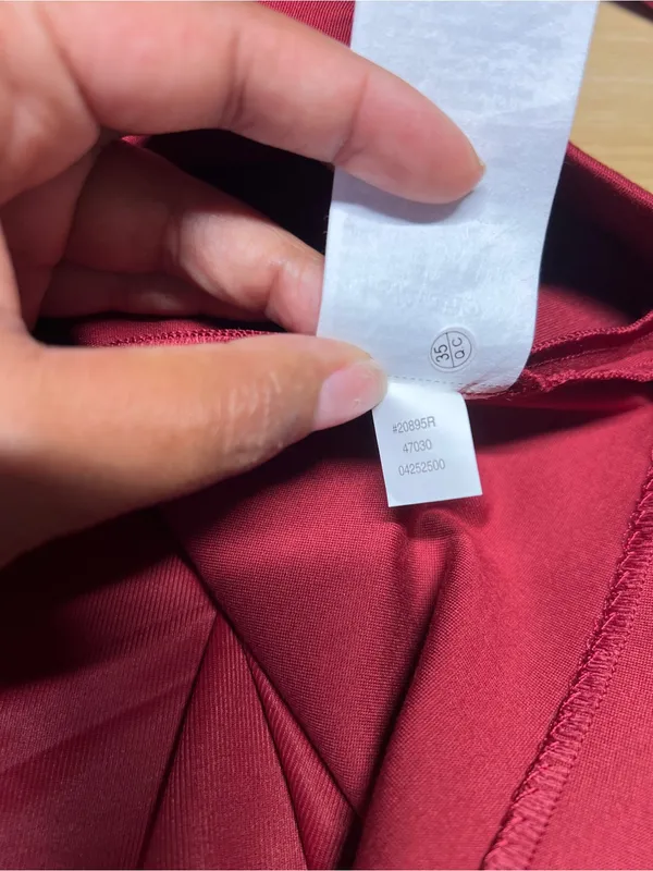 SPANX Ponte Wrap Mini Skirt Skort Deep Red Built-In Shorts Size 1X NWT - Image 9