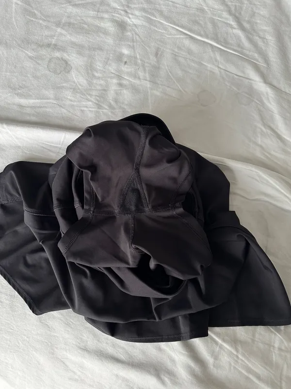 Old Navy High-Waisted PowerSoft Skort Light Black Heather Sz Small ($36.99) - Image 4