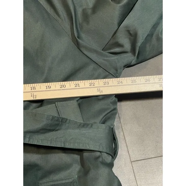 Worthington‎ Women's Double-breasted trenchcoat thermal light size 16 green - Image 8