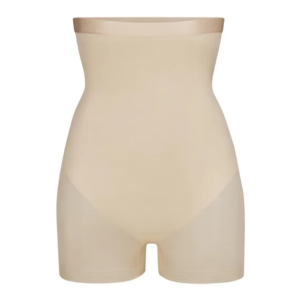 Skims Barely There Shaperwear High Waist Shortie‎ In Sand size M - Image 7
