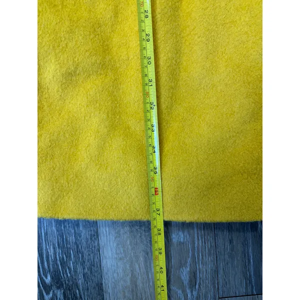 Sam Edelman Wool Blend Coat Large Mustard Yellow Winter Dressy - Image 6