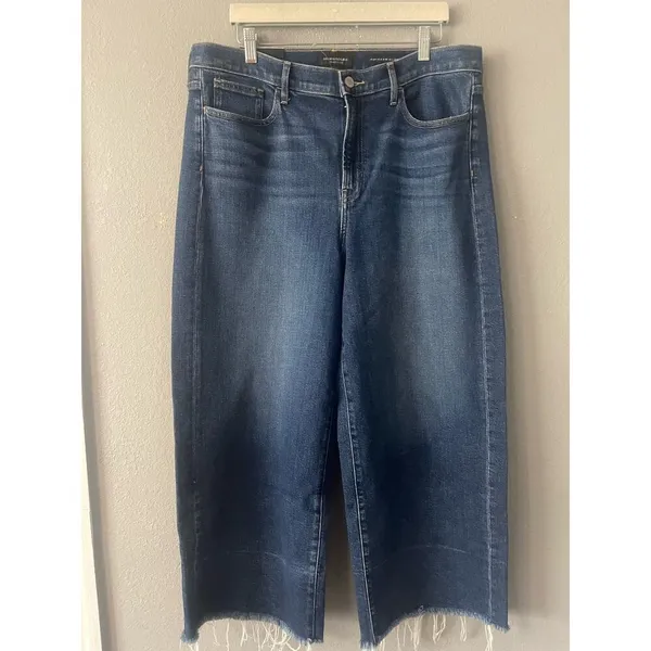 New Banana Republic High Rise Wide leg cropped Jeans - Image 6