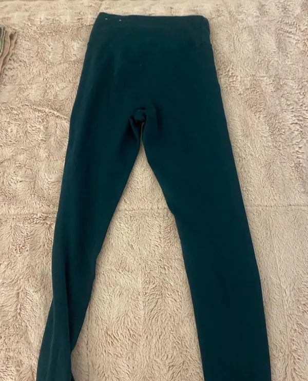 American Eagle turquoise  crossover leggings- x small - Image 3