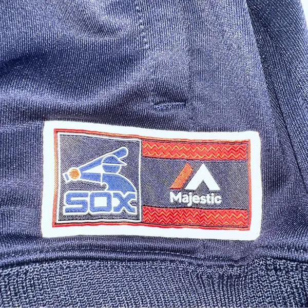 Majestic Women’s Navy and Red Chicago White Sox Logo Embroidered MLB Jacket-Sz M - Image 9