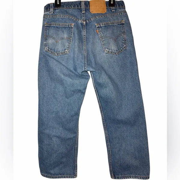 Vintage 1997 Orange Tab Levi’s 505 Straight Leg 34 x‎ 25 - Image 3