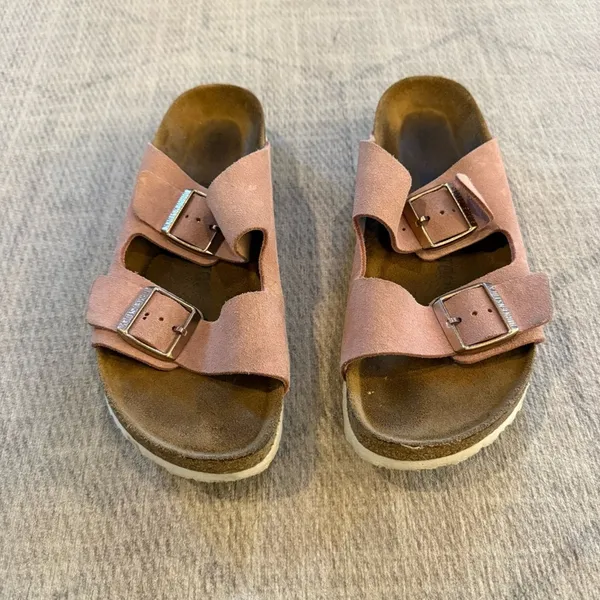 Birkenstock Arizona Pink Clay Old Rose Suede Sandals Women's EU 41 - Image 3