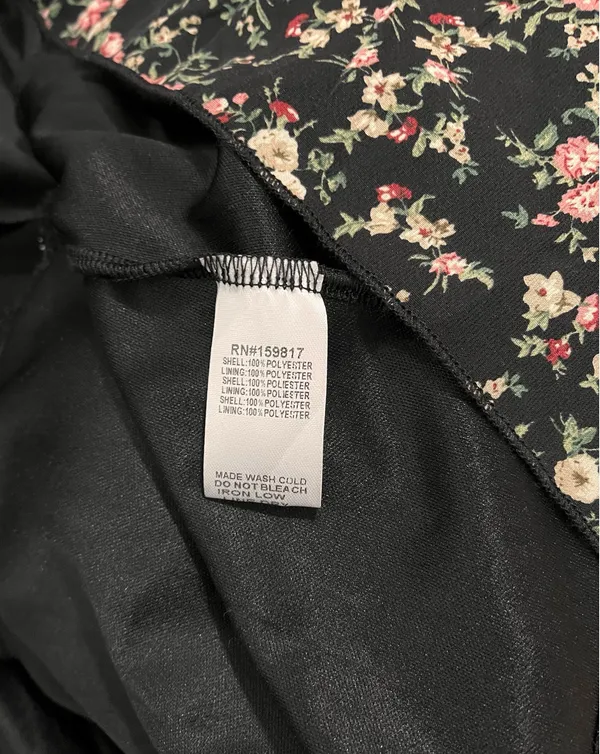 Altar'd State Black Floral Maxi Dress - Image 4
