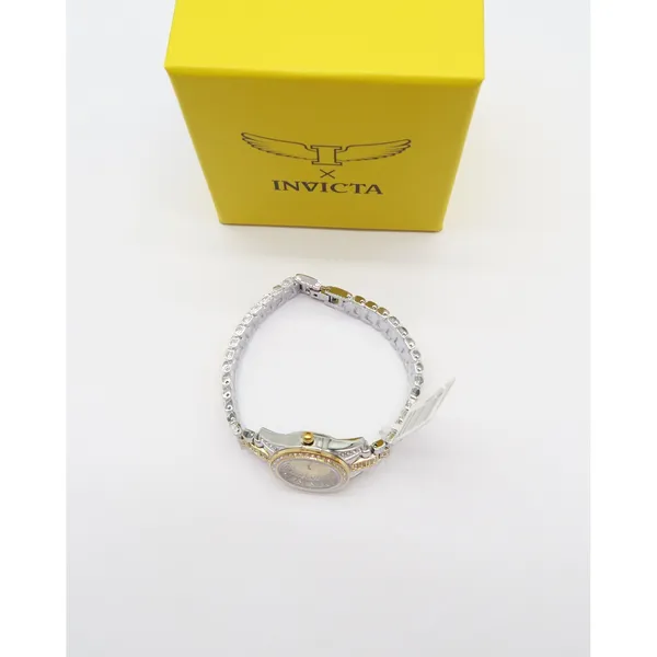 Invicta Wildflower Women's 32mm Two Tone Silver Gold Crystal Accented New In box - Image 7