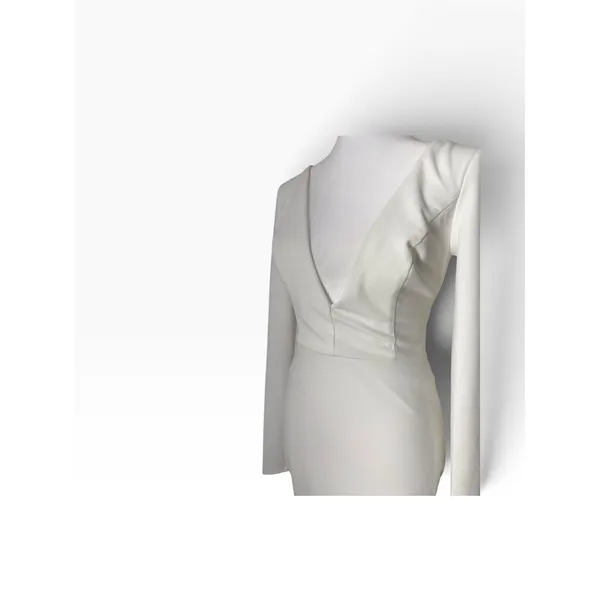 Lulus White Bridal Wedding Dress Size S - Image 5