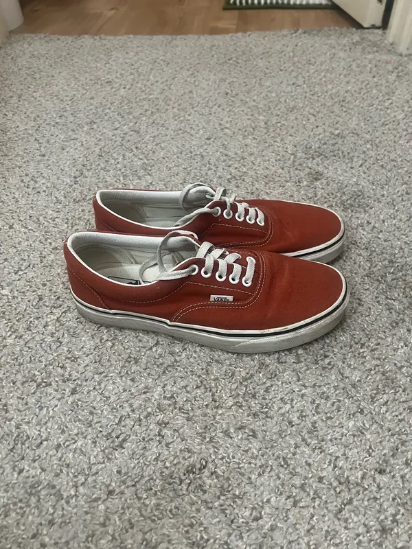 Brick Red Vans Era Shoes - Image 4