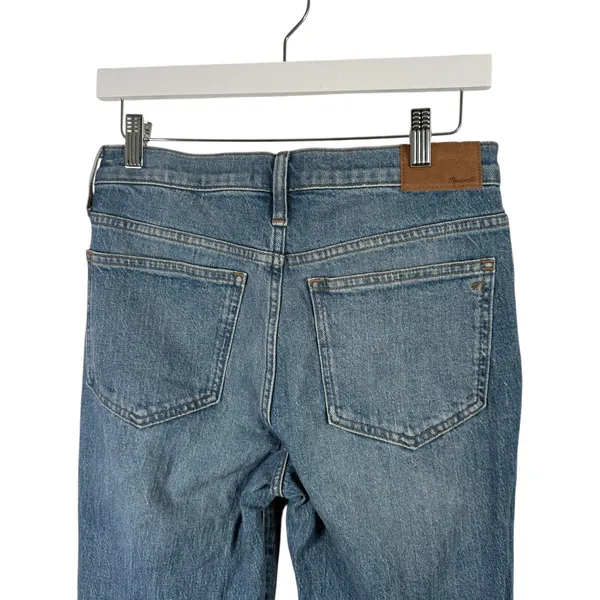 Madewell Tall Mid Rise Perfect Vintage Jean Ainsdale Wash‎ Distressed Womens 26T - Image 7