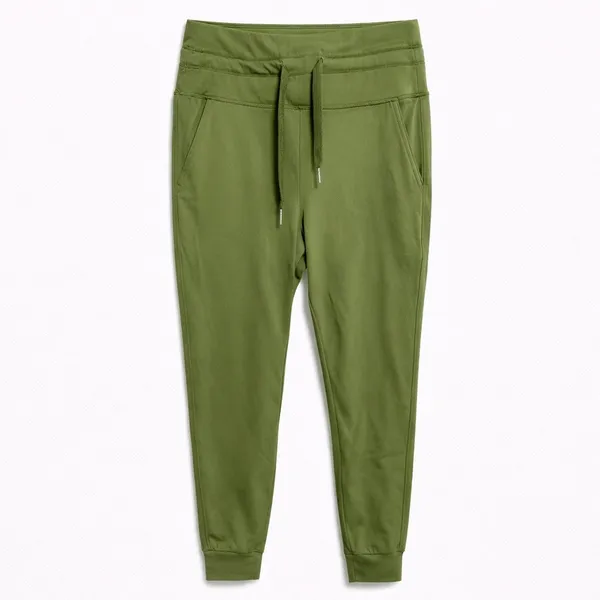 Halara Olive Green High‎ Waisted Drawstring Joggers Petite Small Tapered Pants - Image 2