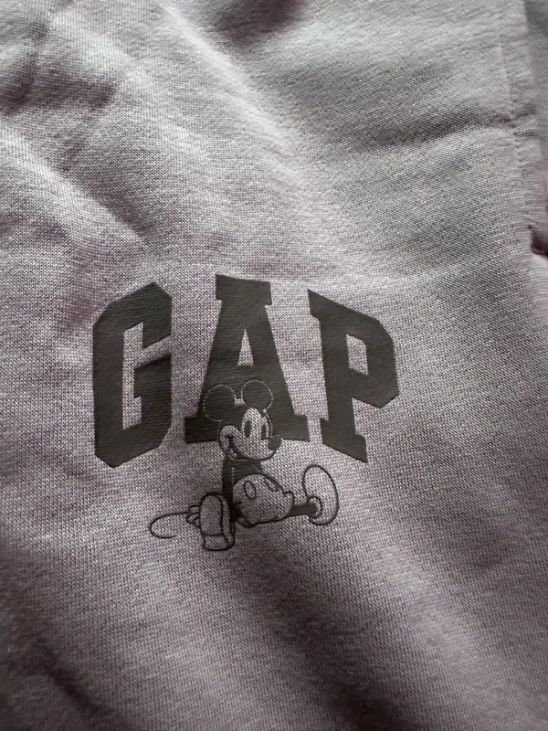 Gap X Disney Taupe Jogger Pants With Logo Size Xs - Image 2