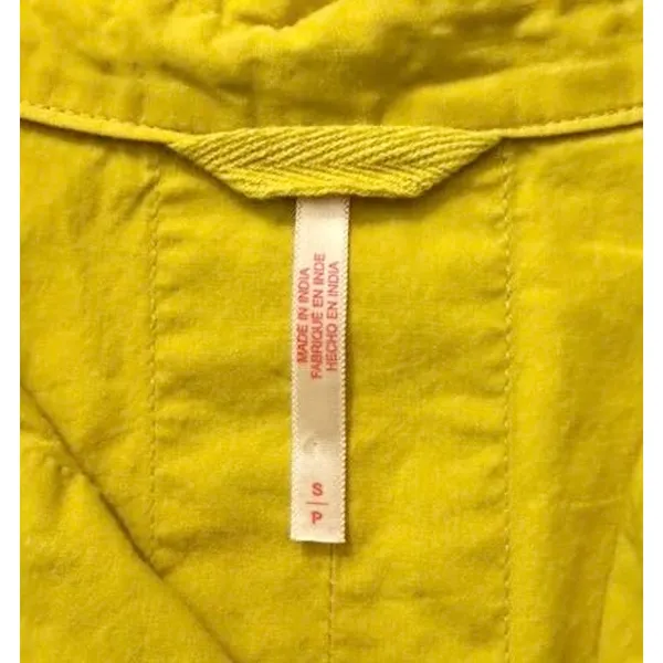 Free People Naomi Mini Dress or Tunic Women's Small in Chartreuse Olive - Image 4