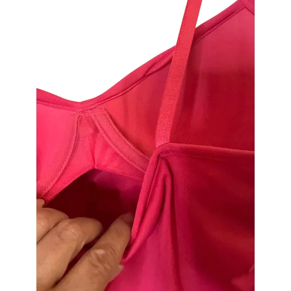 Fashion Bug Pink Padded Cup Stretch Tank Top Women Sz S - Image 8
