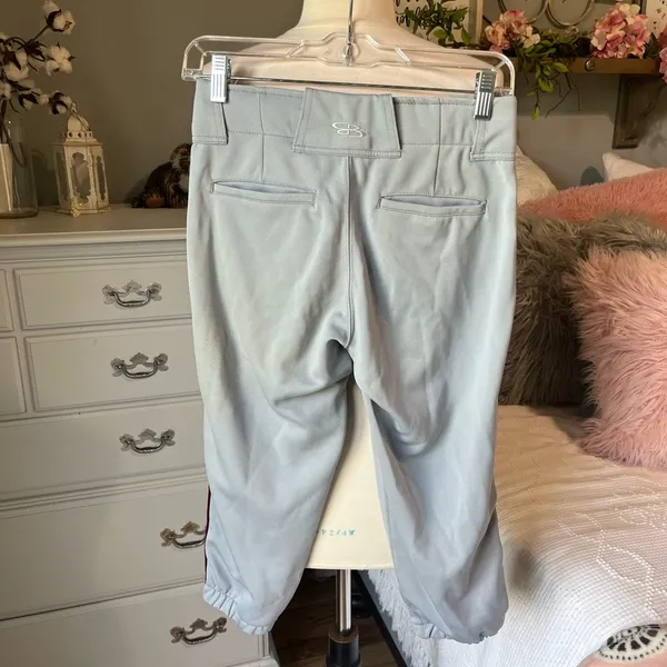 Boombah Softball Pants Gray Game Womens 28 - Image 4