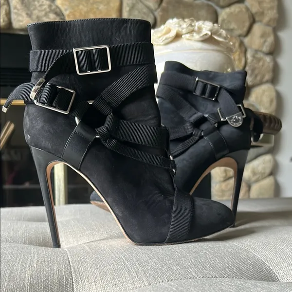 DSQUARED2 Parachute Mobile Ankle Boots Size 38 Black - Image 12