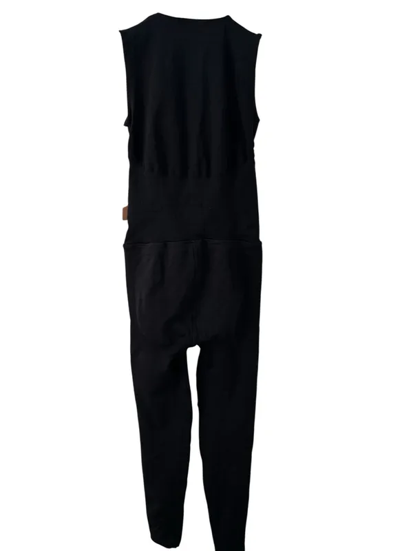 NWT SKIMS CONTOUR NYLON ZIP FRONT CATSUIT ONYX S/M ( Sold Out) - Image 4
