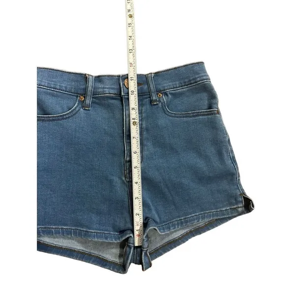 BDG Pinup Super High Rise Light Wash‎ Shorts Size 25 - Image 8