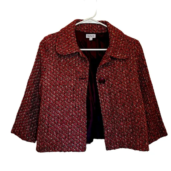 Xenia Tweed Blazer vintage - Image 2