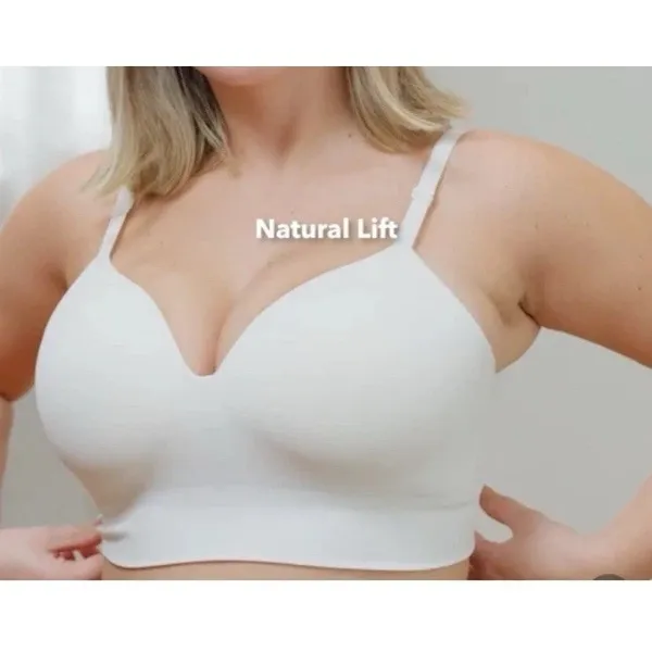 Shapermint Truekind Comfort Wireless‎ Shaping Bra Women's 2XL Beige Nude Suppor - Image 2