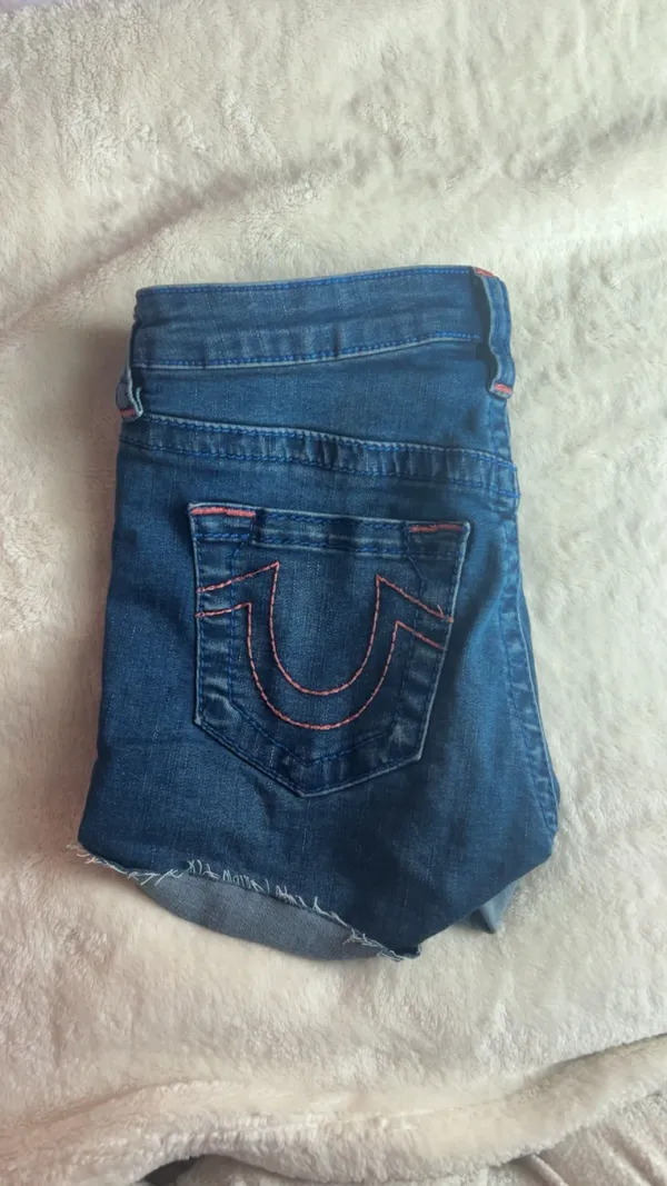 Jennie true religion shorts dark wash - Image 2