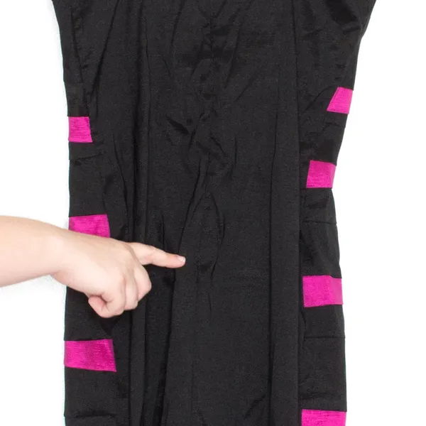 Betsey & Adam Dress Mini Strapless Y2K Going Out Cocktail Date Night Black Sz 10 - Image 3