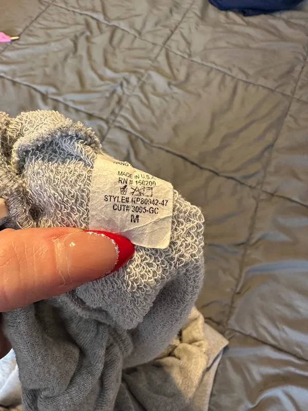 Sweatpants Gray Size M - Image 4