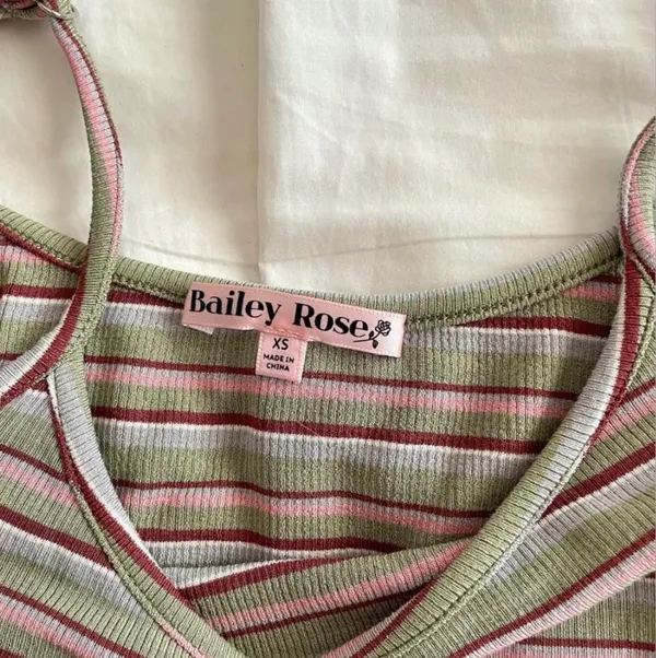 Striped Crop Cami - Image 4